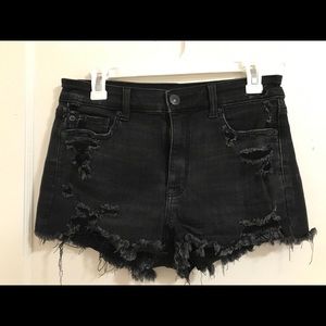 AEO High-Waisted Denim Short Short